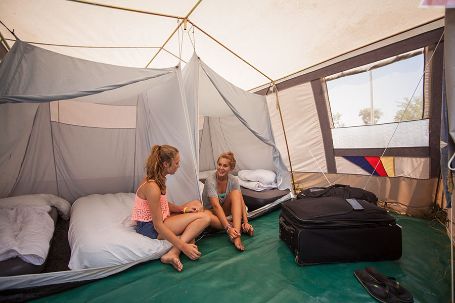 Jugendreisen - Camping im Zelt