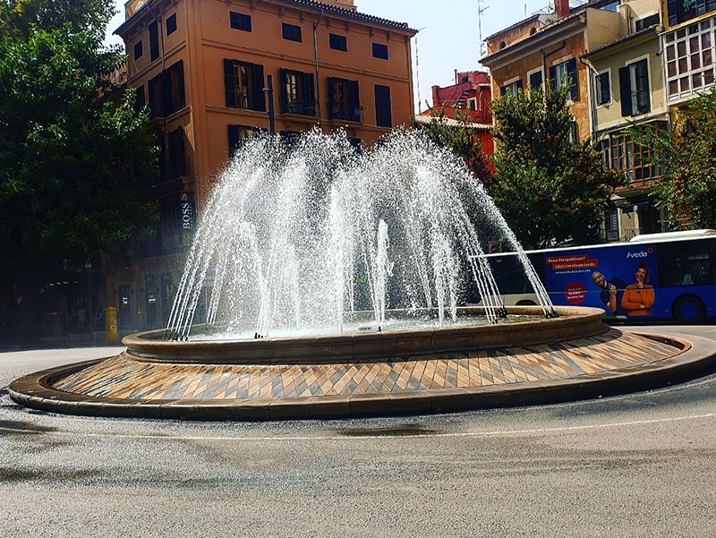 Springbrunnen in Palma Innenstadt