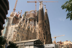 Antoni Gaudi Werk in Barcelona - die Sagrada Familia von außen