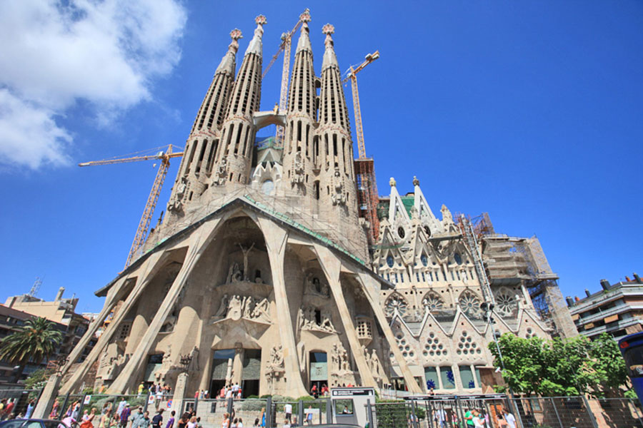 Ausflugziel Touristenhotspots in Barcelona Sagrada Familia