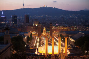 Tipps für Städtereisen Barcelona die Lichterspiele an der Font Magica