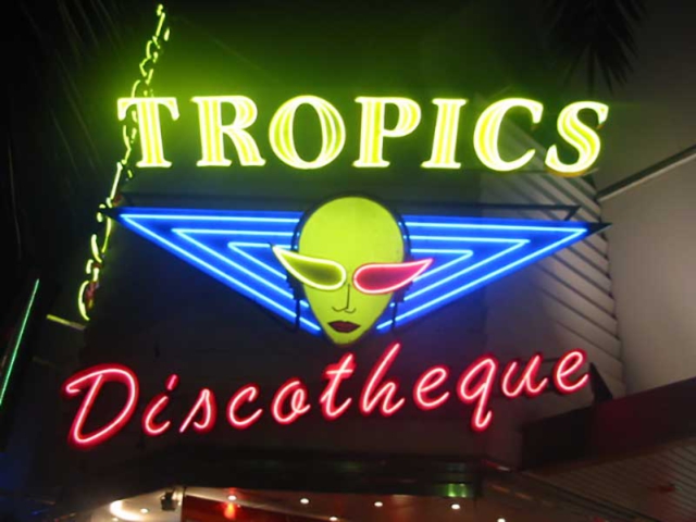 Nachtleben in Lloret de Mar Disco Tropics