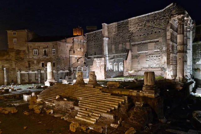 Die Ruinen vom Augustusforum in Rom