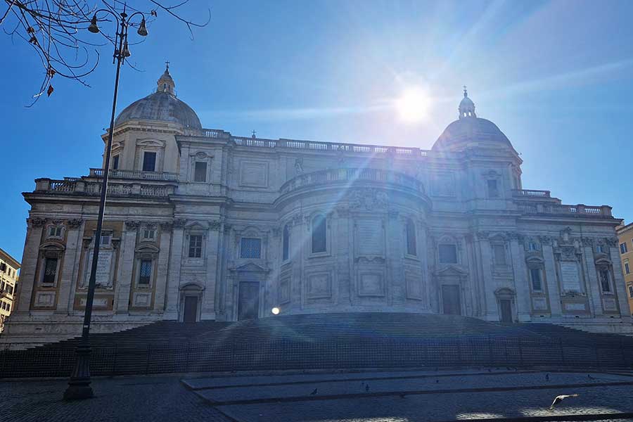 Rom älteste Marienkirche Santa Maria Maggiore Städtetrip Rom im Oktober